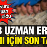 Msb uzman erbas alimi basladi kritik basvuru sartlari ve son tarih belli oldu wuDlKSHR